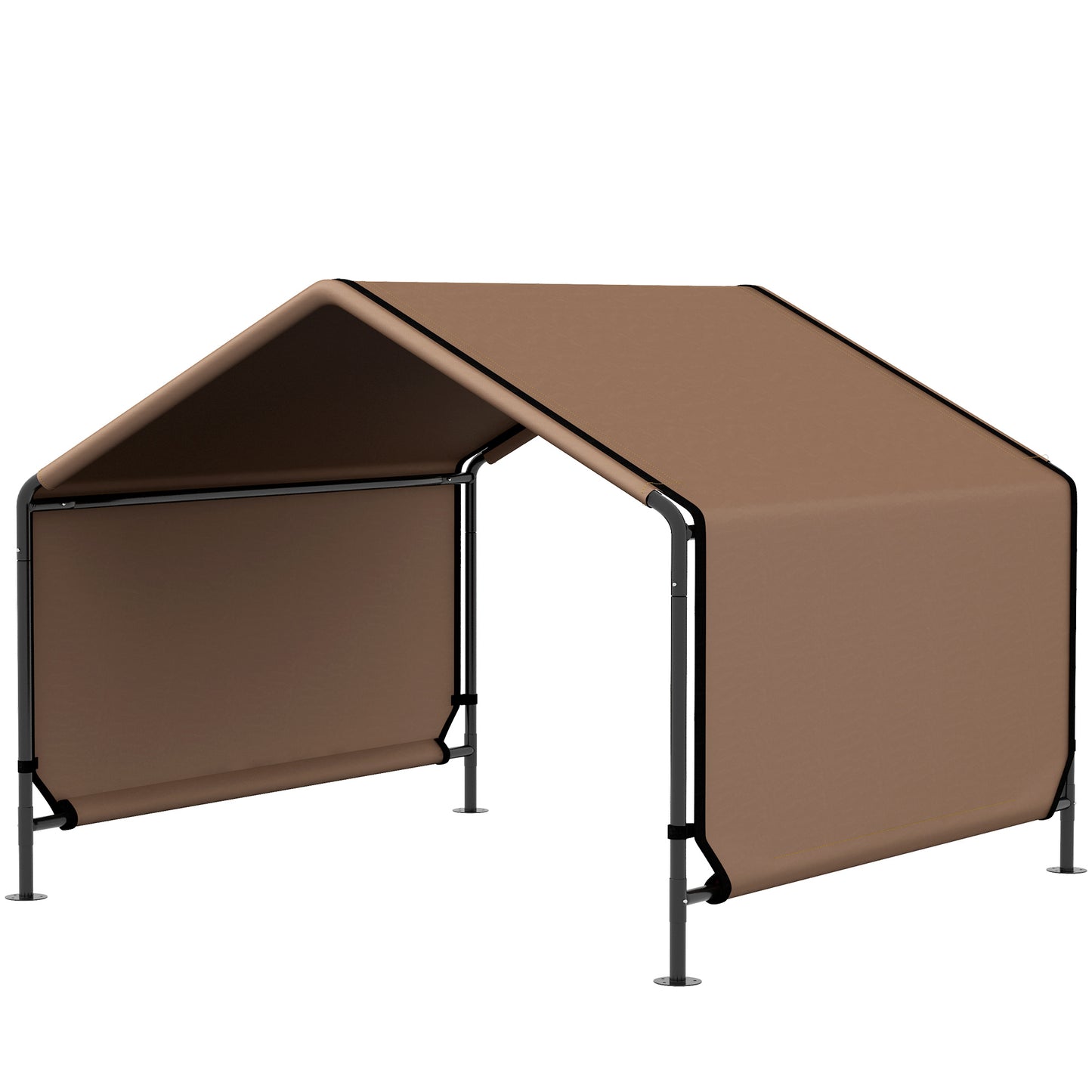 Water-Resistant Outdoor Dog Tent - Portable Shelter for Pets, Brown, 650x180x160 mm