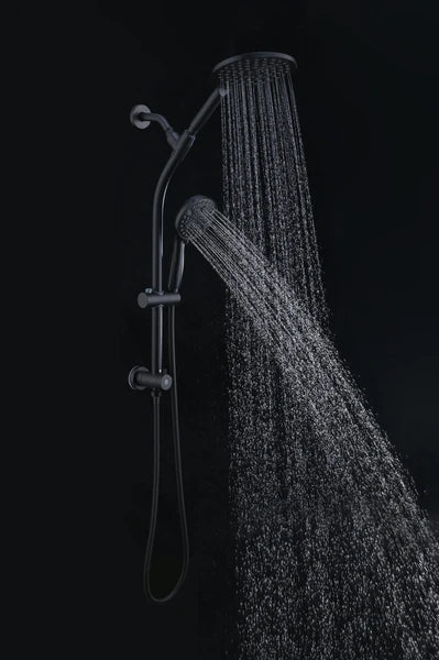 Dual-Mode Shower System with Rainfall & Handheld Showerhead - Adjustable & High Pressure