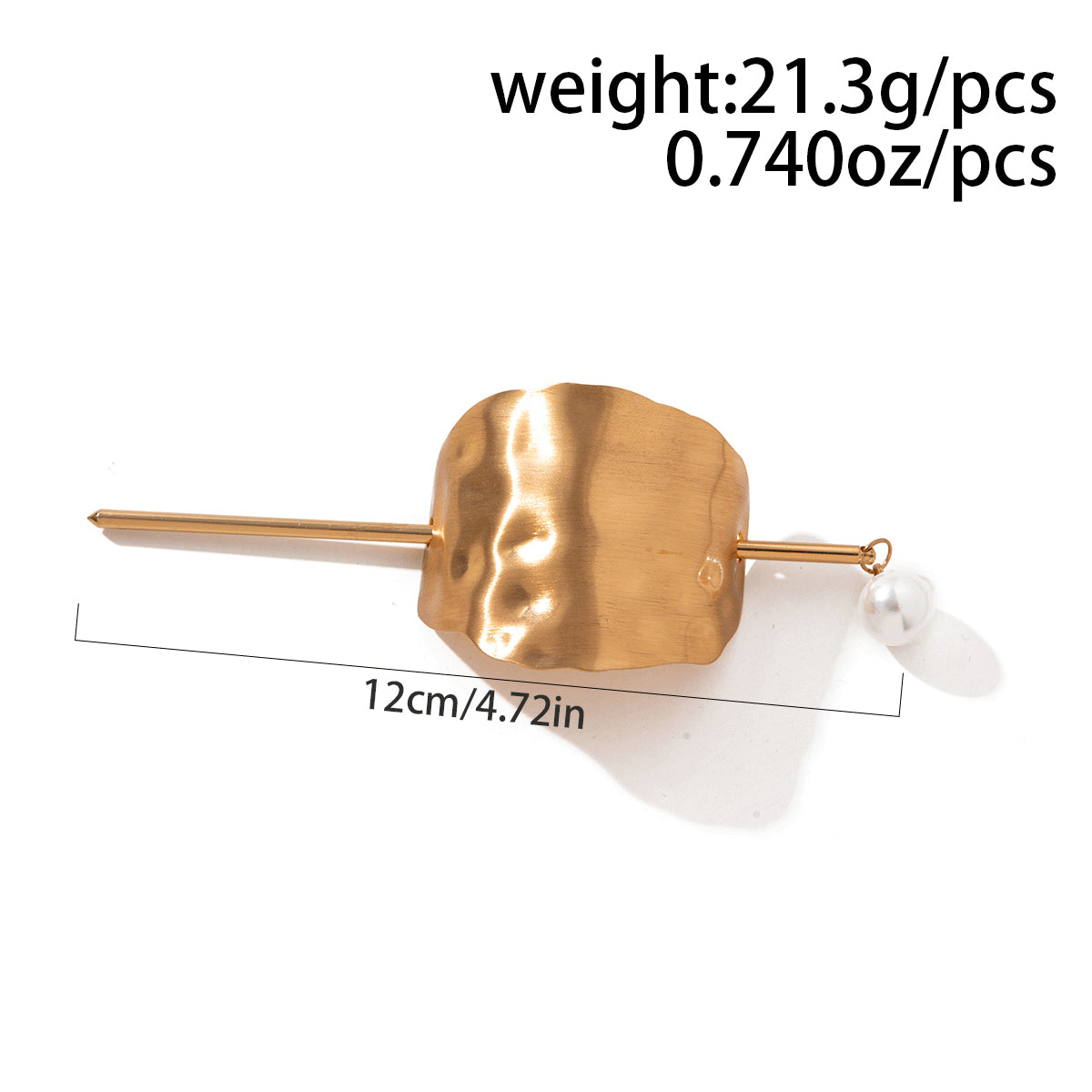 Pearl Hair Chignon Hairpin for Back of Head