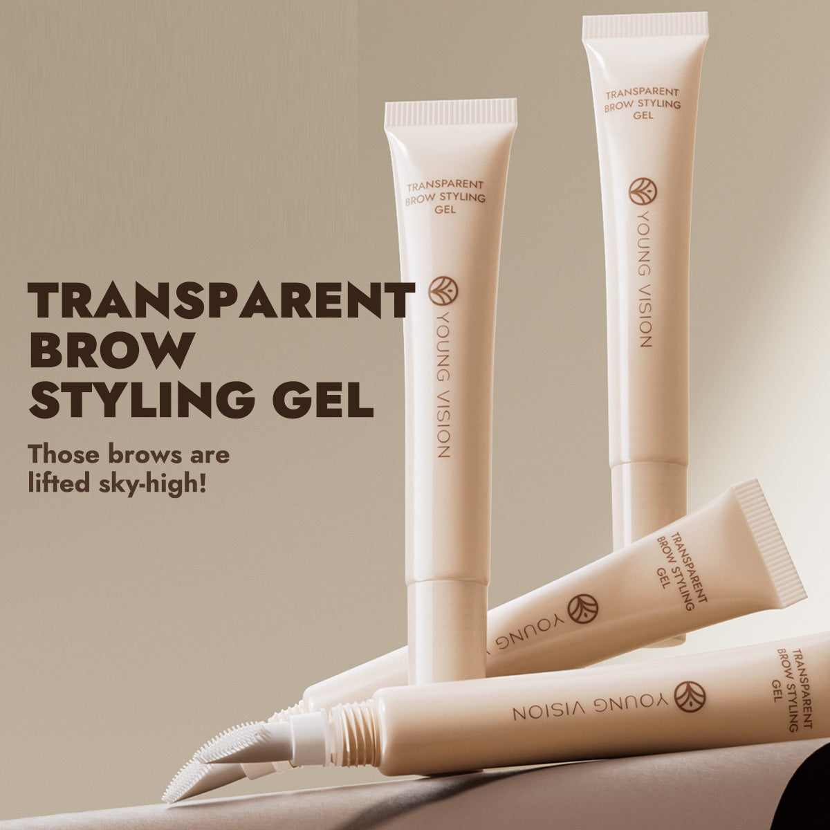 Transparent Eyebrow Gel - Clear, 10g, Waterproof, Portable Makeup