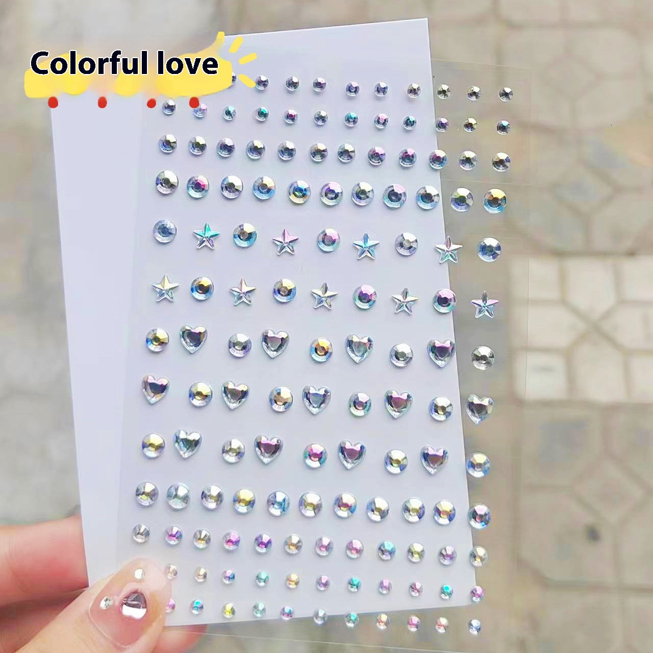 Pearl and Crystal Nail Art Stickers Set for DIY Manicure and Decor