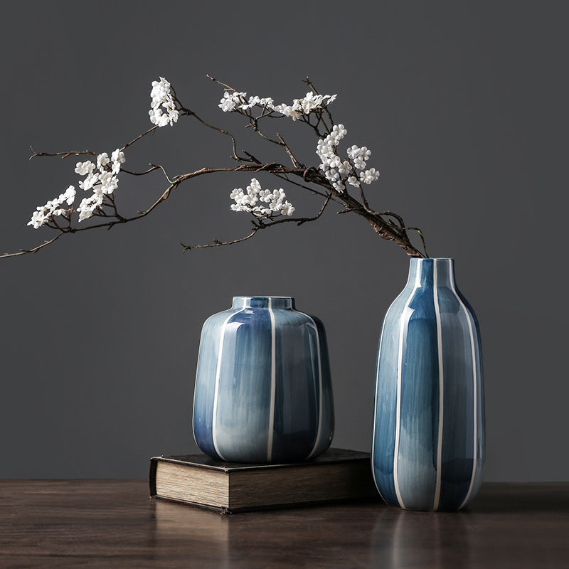 Modern Nordic Ceramic Vase for Living Room & Dining Table Decor