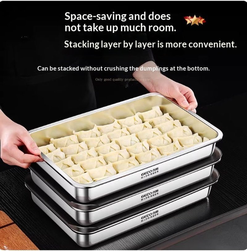 Food-Grade Dumpling Storage Box for Freezing and Storing – Multiple Sizes