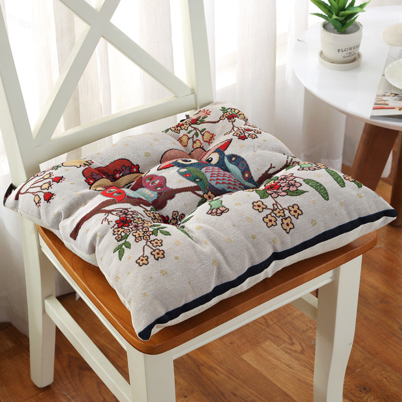 Thickened Non-Slip Chair Cushion for Dining & Kids Chairs - Solid Wood Stool Seat Pad