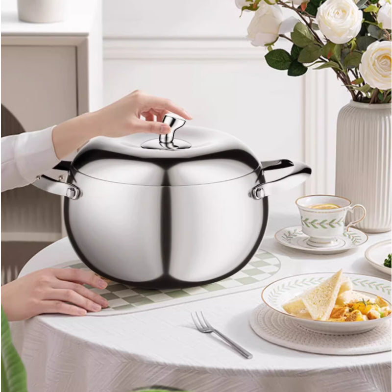 Stainless Steel Multi-Layer Steamer Pot with Lid - 20cm to 24cm Sizes