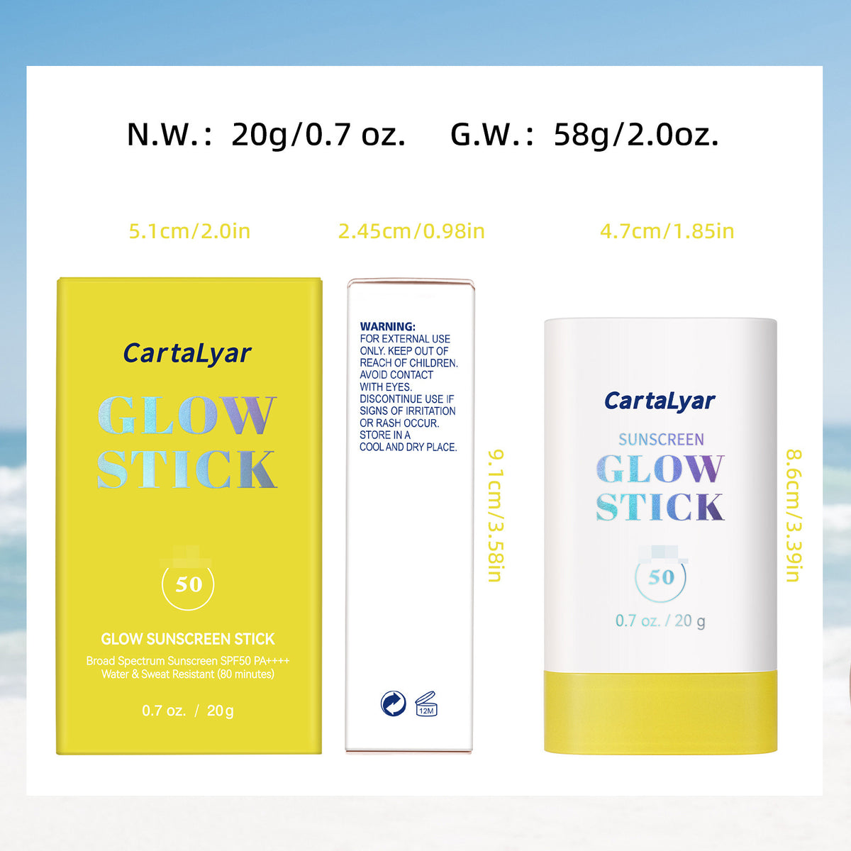 Sun Moisturizing Stick Protects Against Ultraviolet Rays