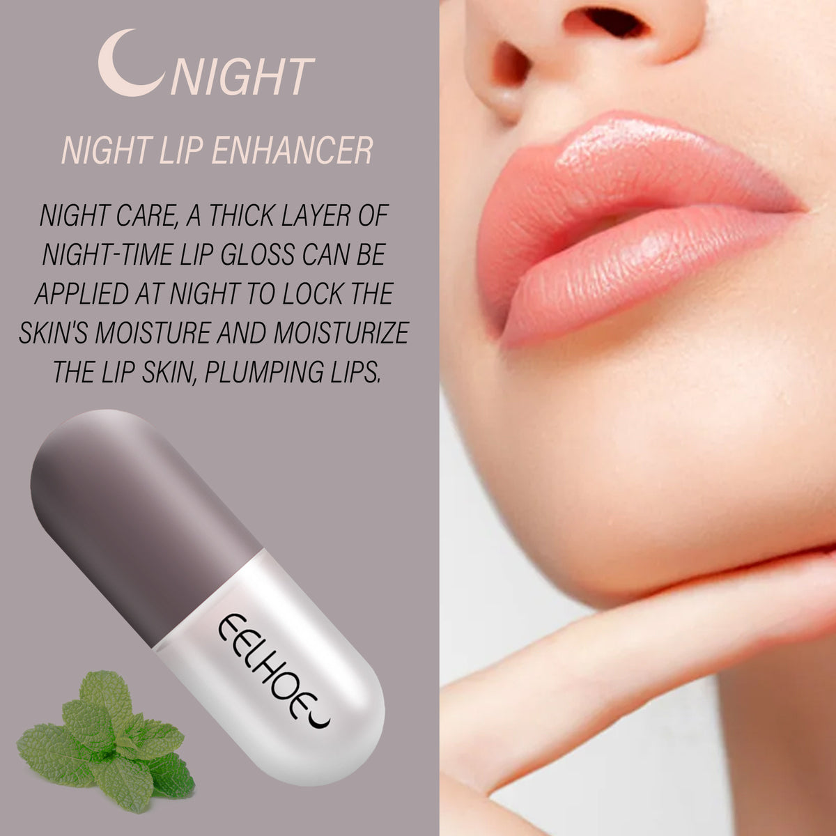 Hydrating Lip Plumper Capsules - Day & Night Moisturizing Lip Treatment Set