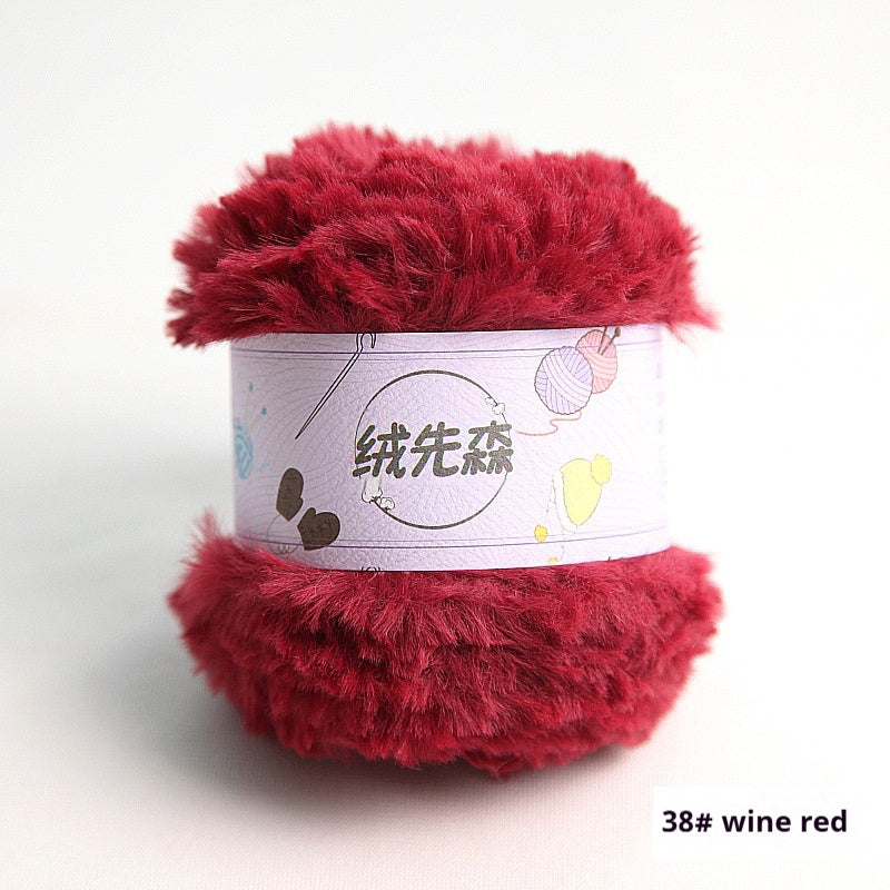 Handmade Fur Ball for Arts and Crafts - Soft Wire Woven Grass Decoration