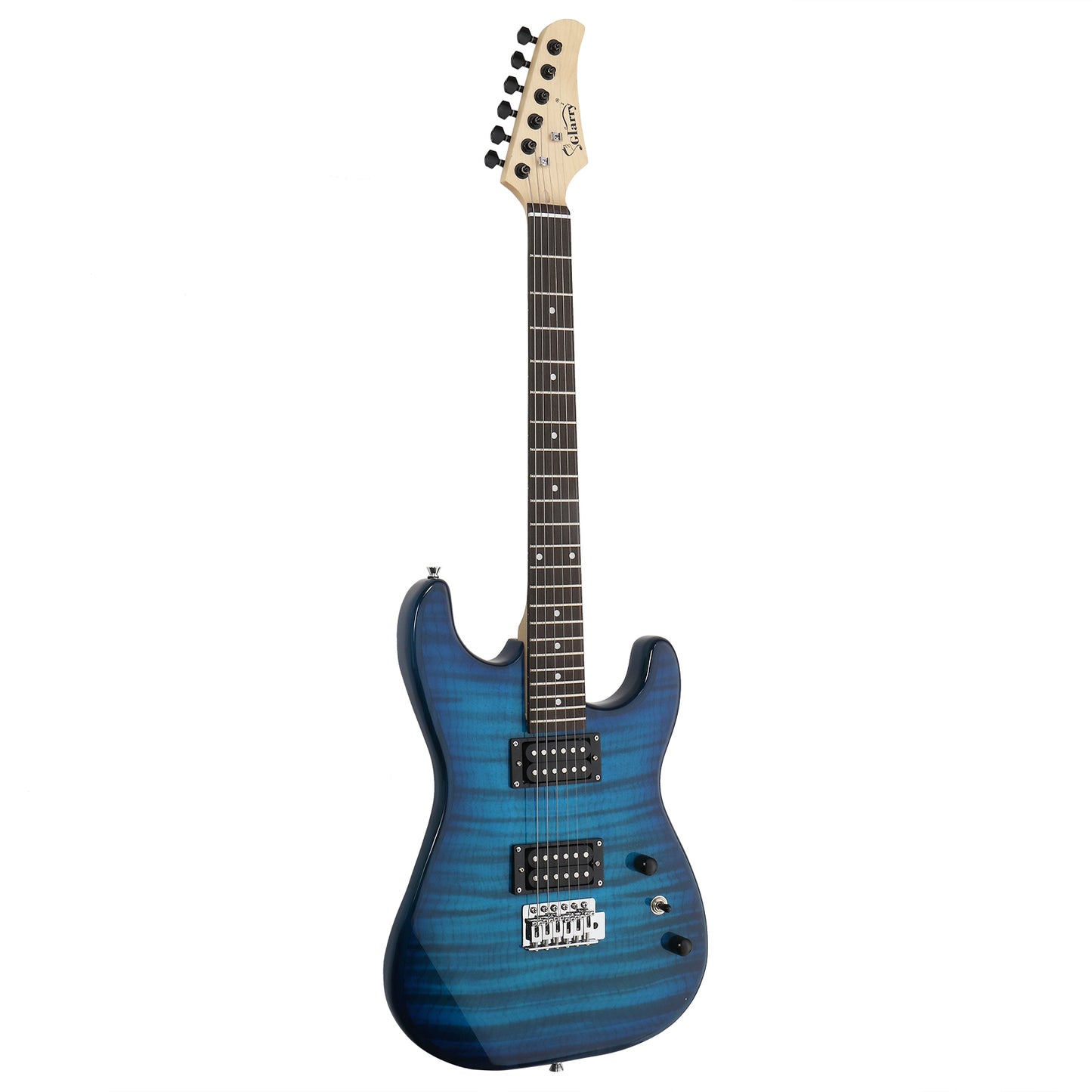 Electric Guitar Kit with Speaker - Blue
