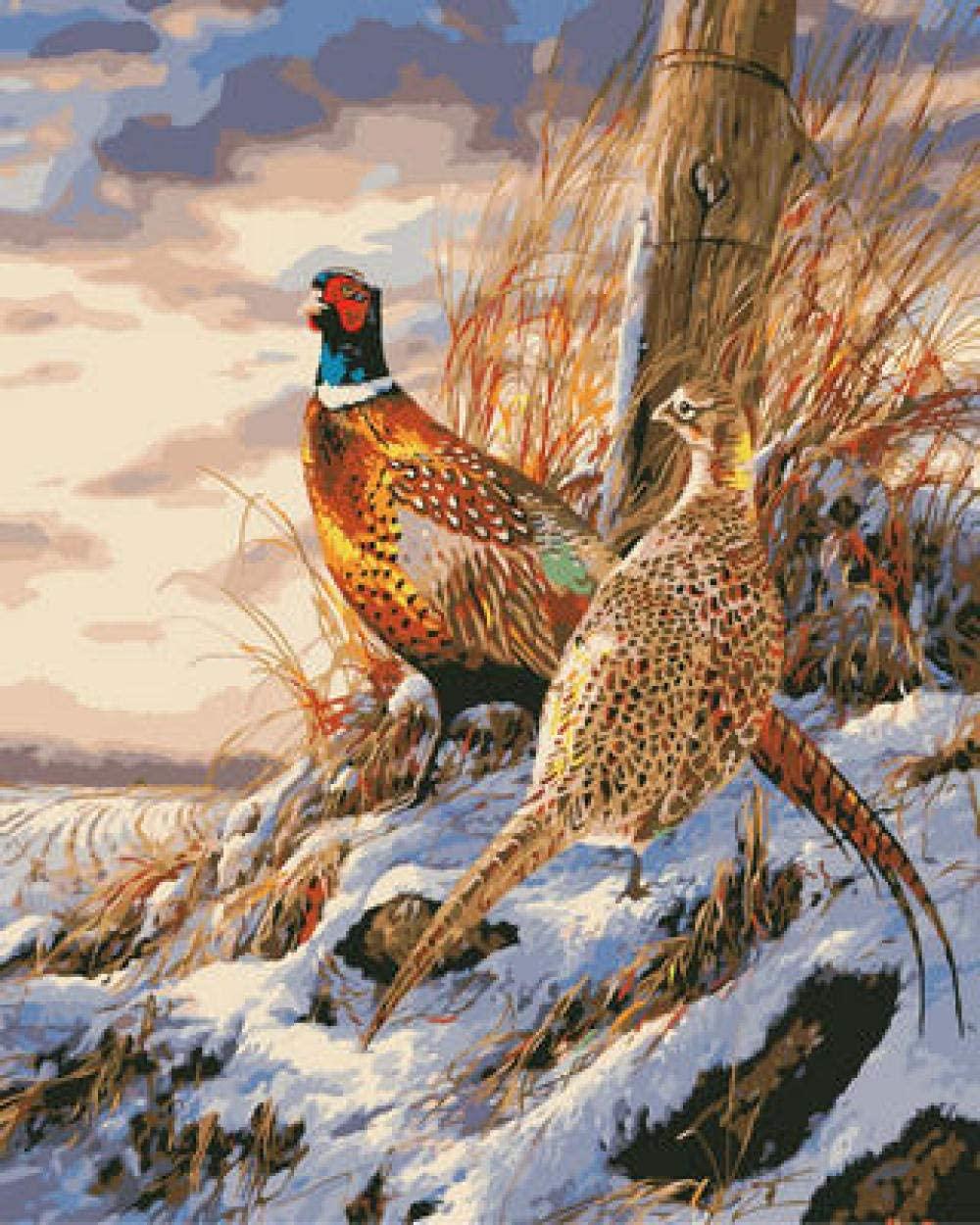 DIY Diamond Painting Cross Stitch Kit - Animal Bird Mosaic Art