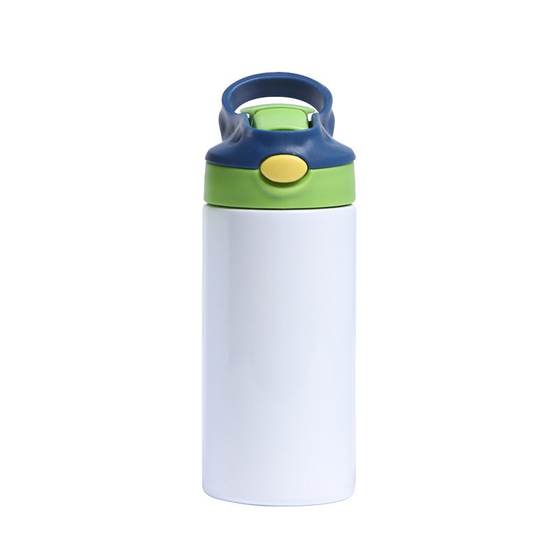 Children's Stainless Steel Insulated Sippy Cup with Cartoon Design, 400ml