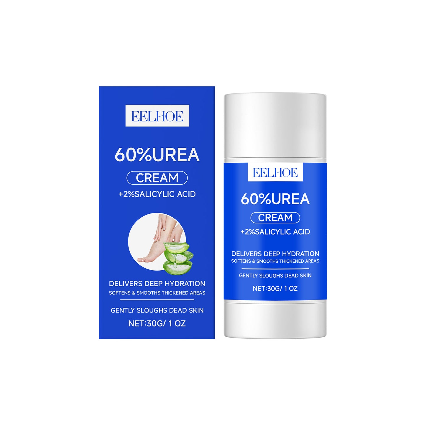 Urea Foot Care Stick 30g - Foot Soothing Balm for Cracked Skin