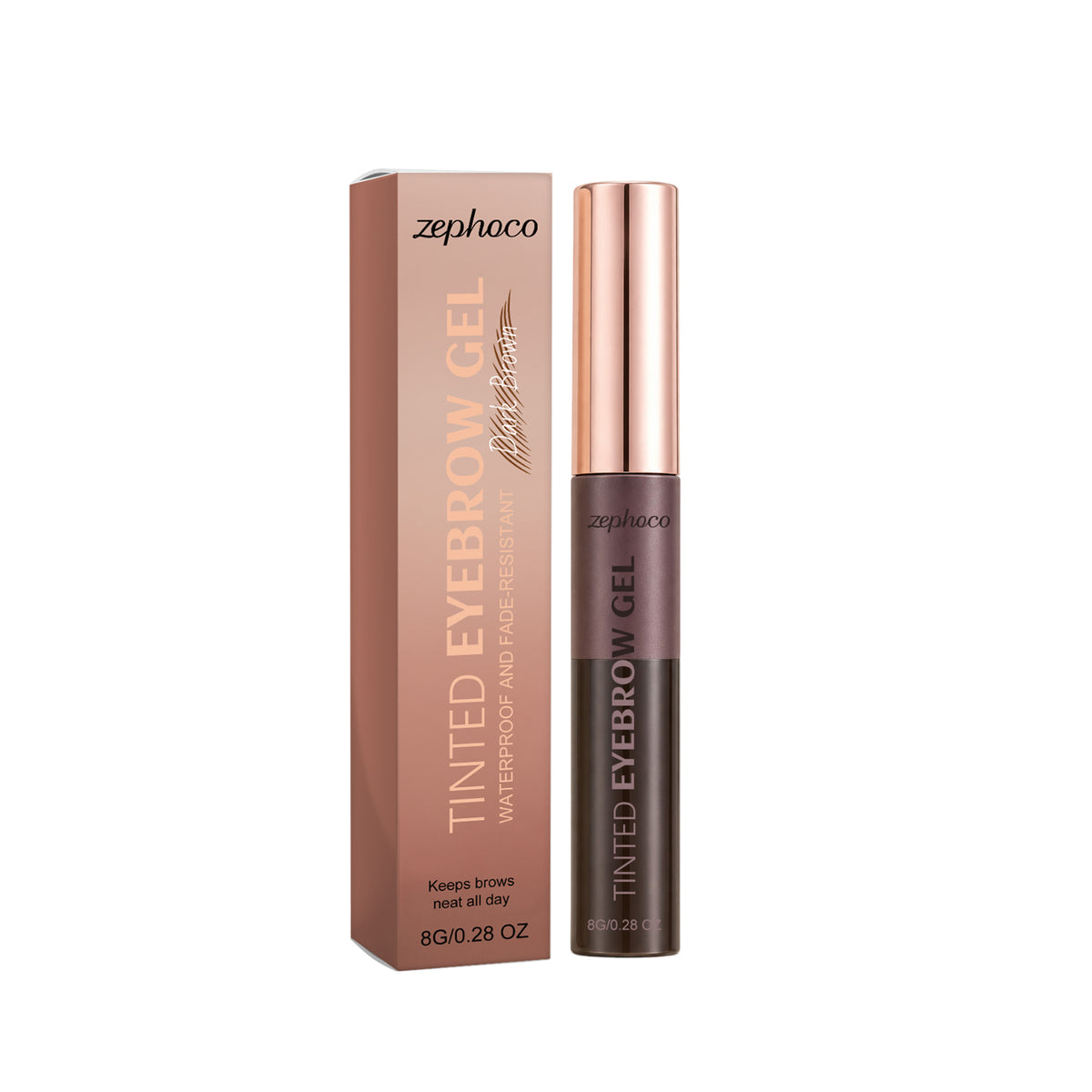 Tinted Eyebrow Gel - Waterproof, Natural Finish, Long-Lasting