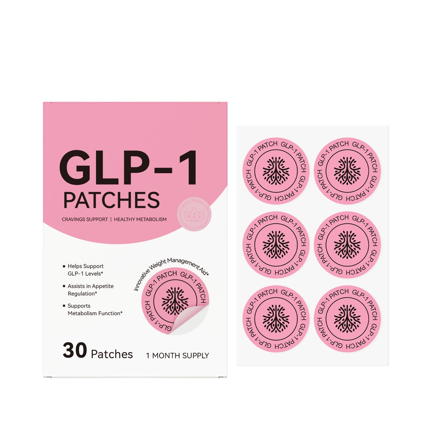 Body Care Patches 30 Pieces for Weight Management & Healthy Shape Support
