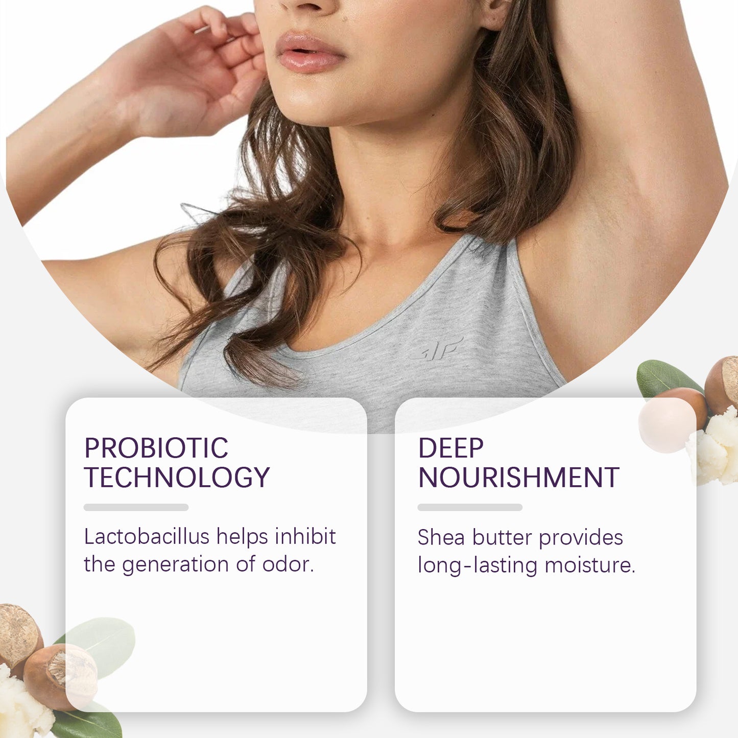 Moisturizing Niacinamide Body Care Cream - Refreshing Deodorizing Formula