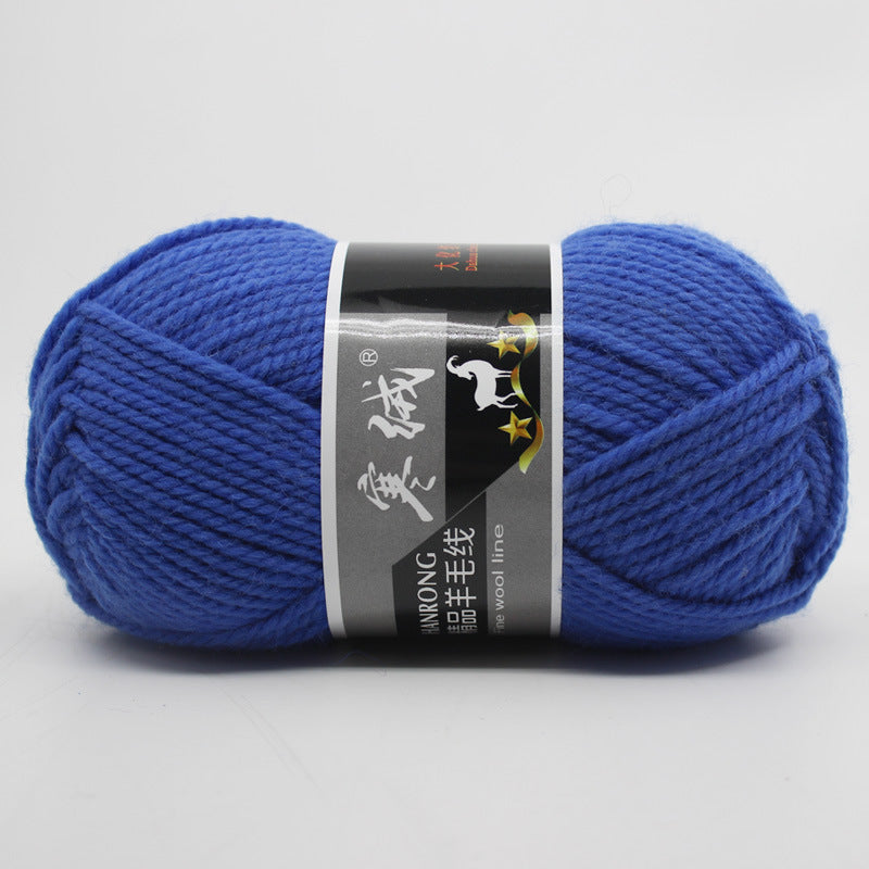 Thick Knitting Yarn Ball for Self-Woven Crafts - Cashmere Wool Material Kit
