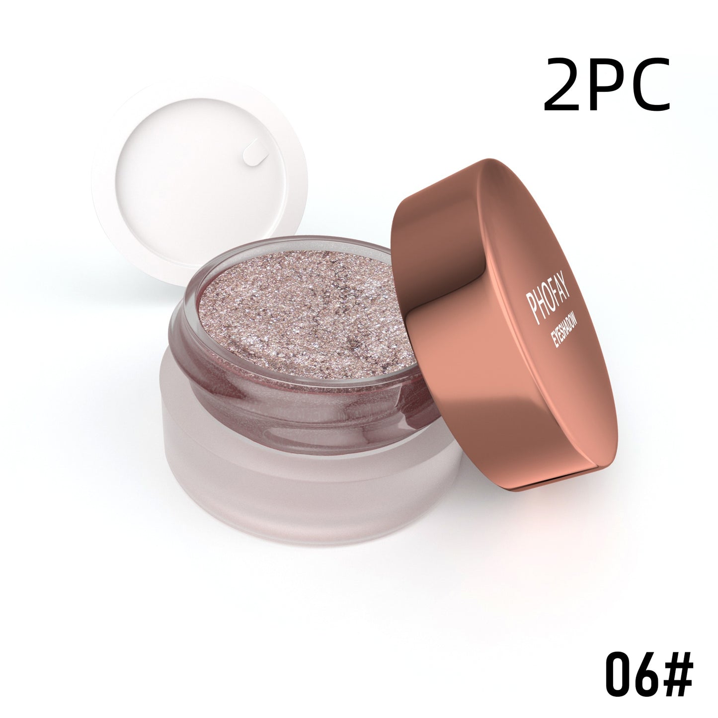 Mashed Potato Eyeshadow - Long-Lasting Iridescent Shimmer Makeup