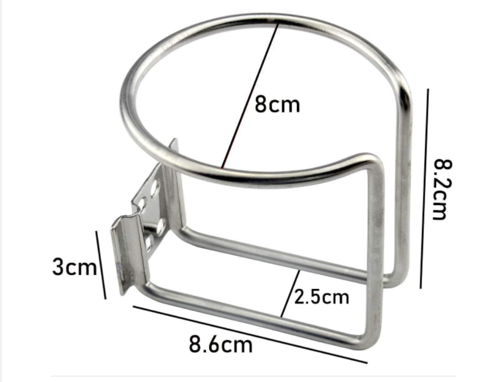 Car Water Cup Holder Beverage Bottle Bracket Metal Drink Holder for Vehicles
