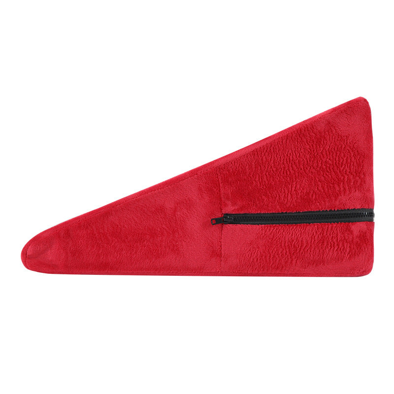 Small Triangular Pillow for Home & Wellness - 35x48x18cm, Multiple Colors