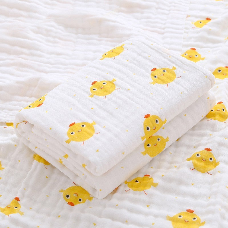 Children's Cotton Bubble Bath Towel 110x110cm - Soft & Absorbent