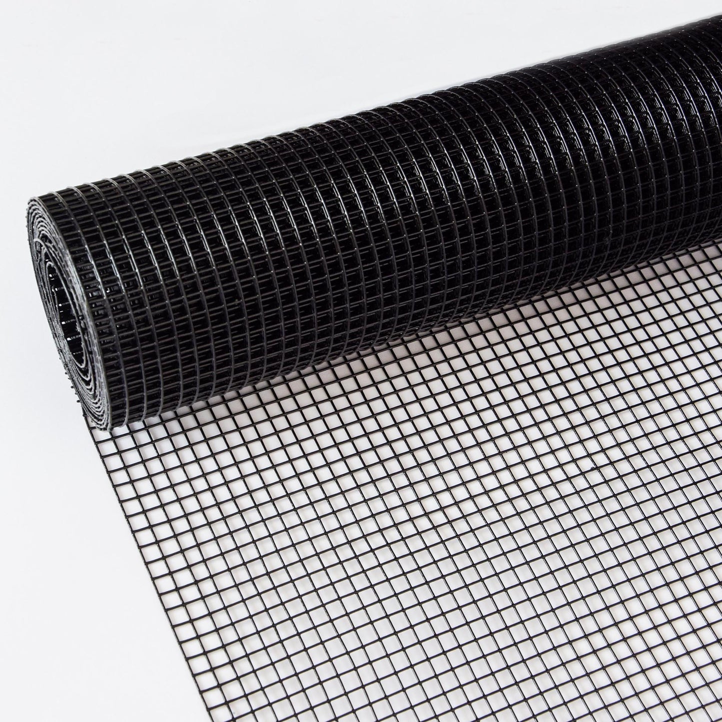 Black Metal Wire Fence - 24 inch x 50 ft Hardware Cloth for Poultry & Garden