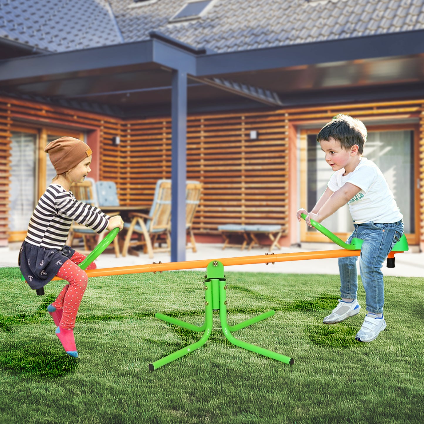 360 Degree Rotating Kids Seesaw - Outdoor Play Equipment