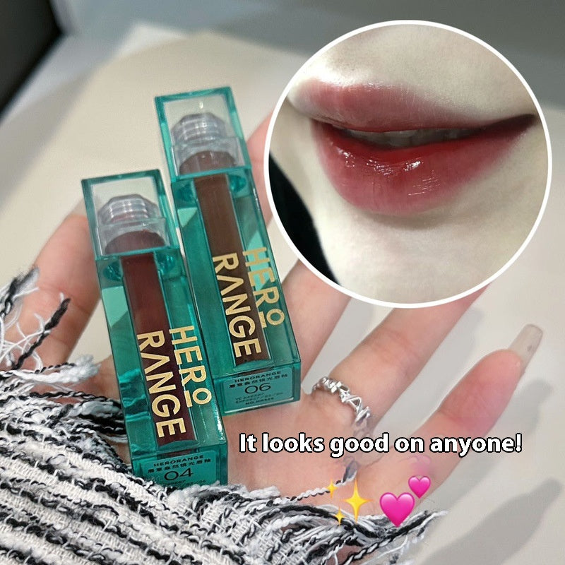 Long-Lasting Moisturizing Mirror Lip Lacquer - 6 Colors