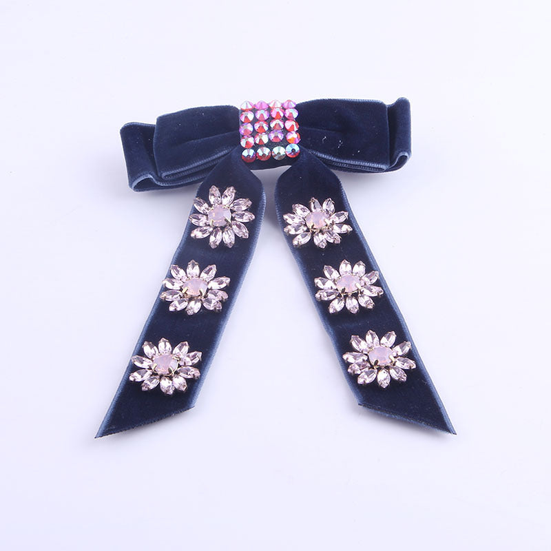Flannel Bow Hairpin - European & American Style
