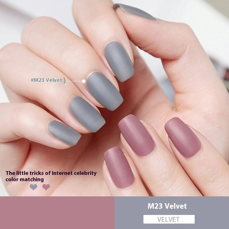 Durable Nail Polish - Waterproof, Quick-Drying, Frosted & Matte Styles