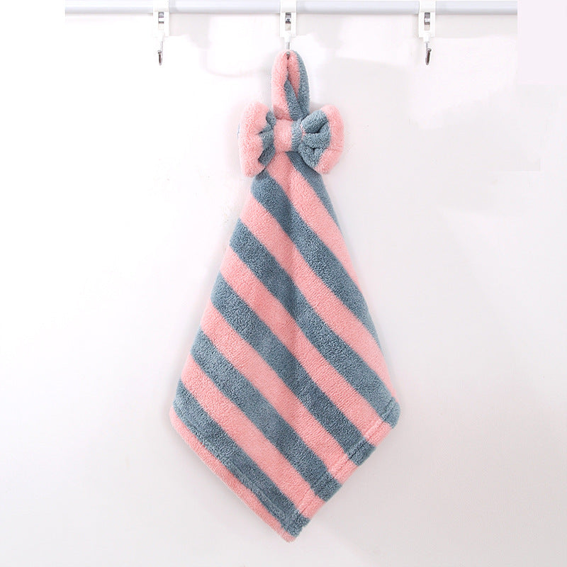 Coral Fleece All-Purpose Cleaning Towel - Absorbent Hand Towel for Home & Kitchen