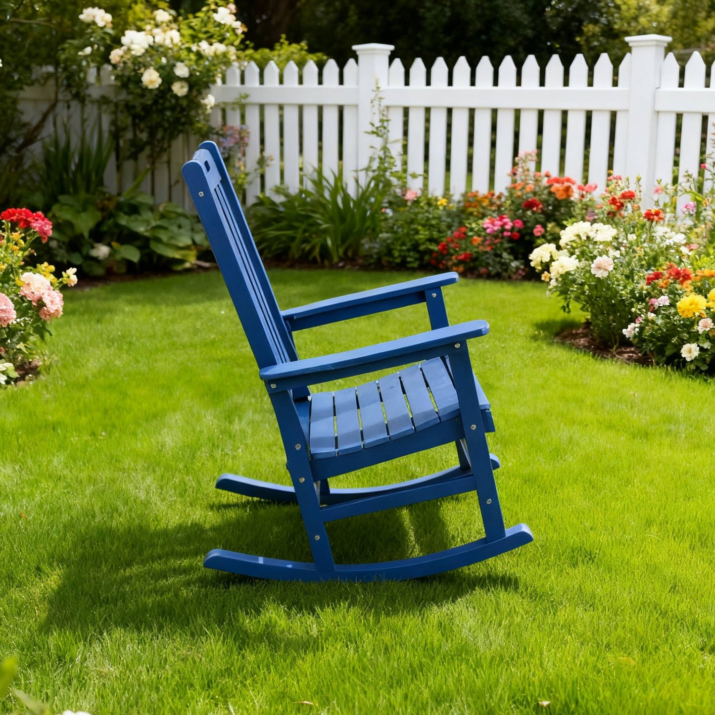 All-Season Rocking Chair For Patio Leisure & Outdoor Lounge Area