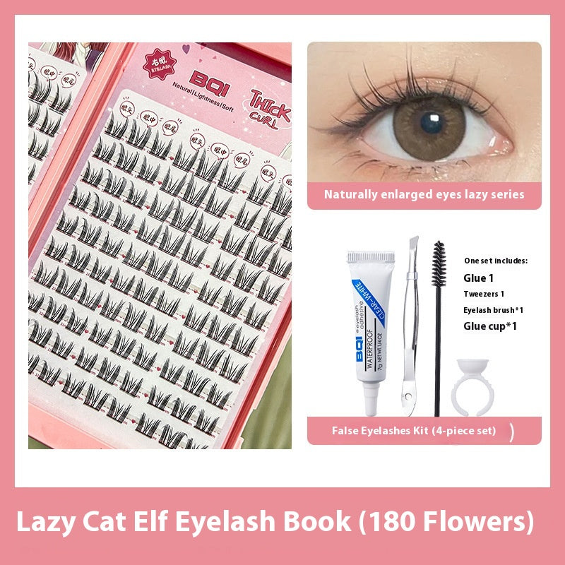 False Eyelash Book Set - Large Capacity Lazy Trilogy & Comic Style