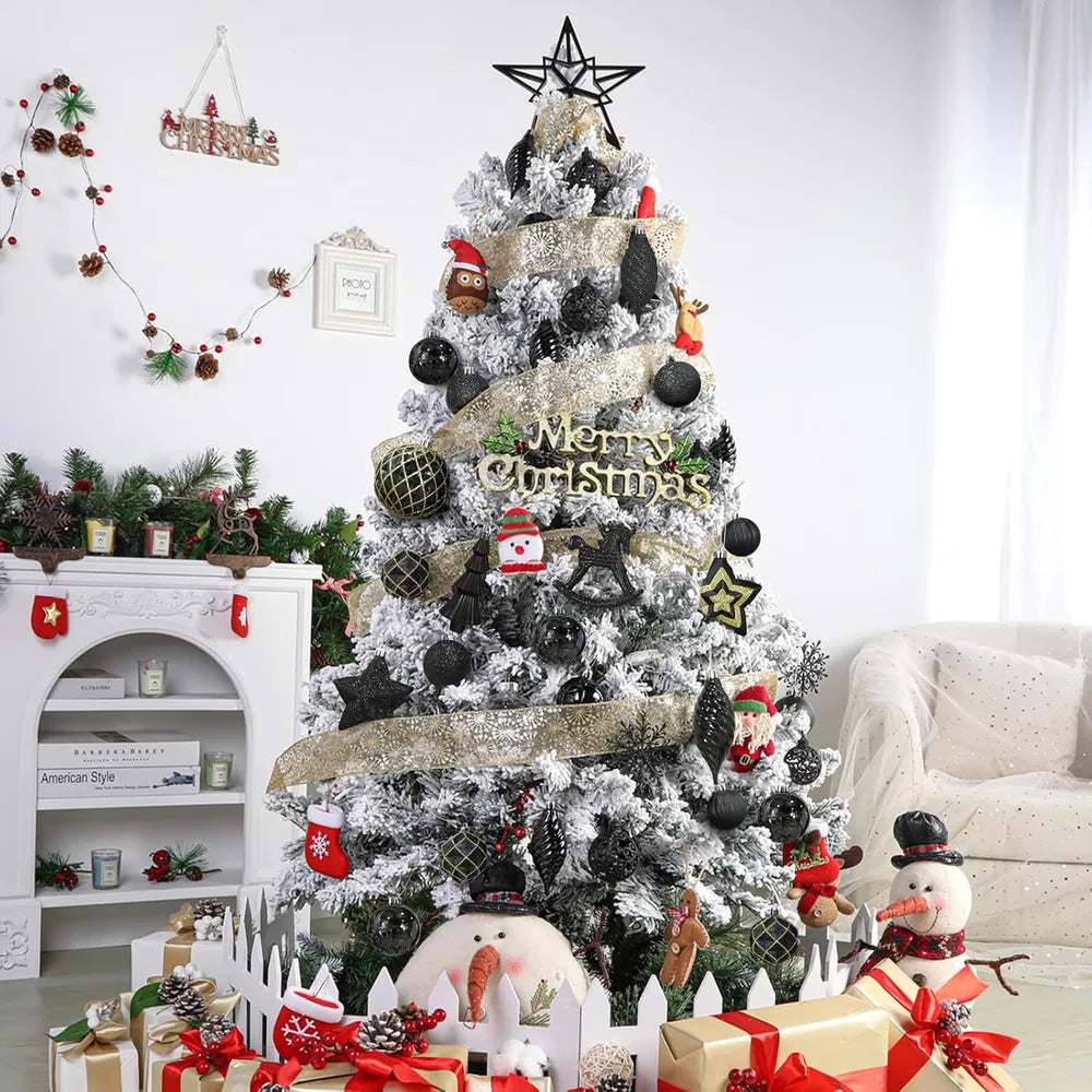 100pcs Shatterproof Christmas Tree Ornaments - Decorative Baubles