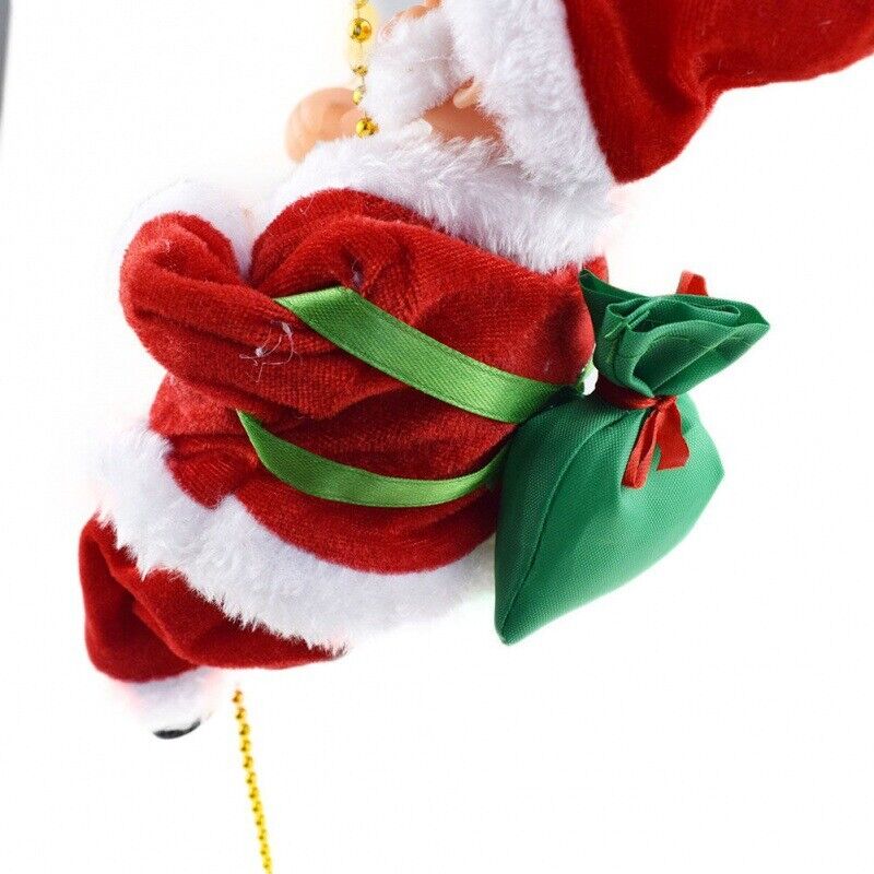 Electric Animated Santa Claus Climbing Toy - Christmas Decor