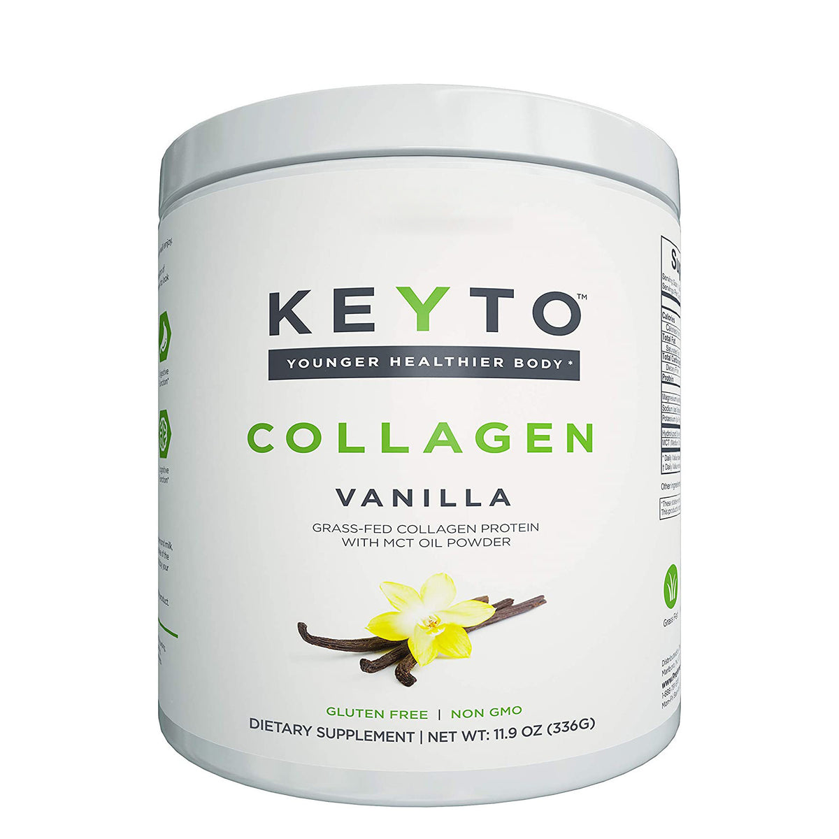 Vanilla Collagen Powder - Hydrolyzed, 336g