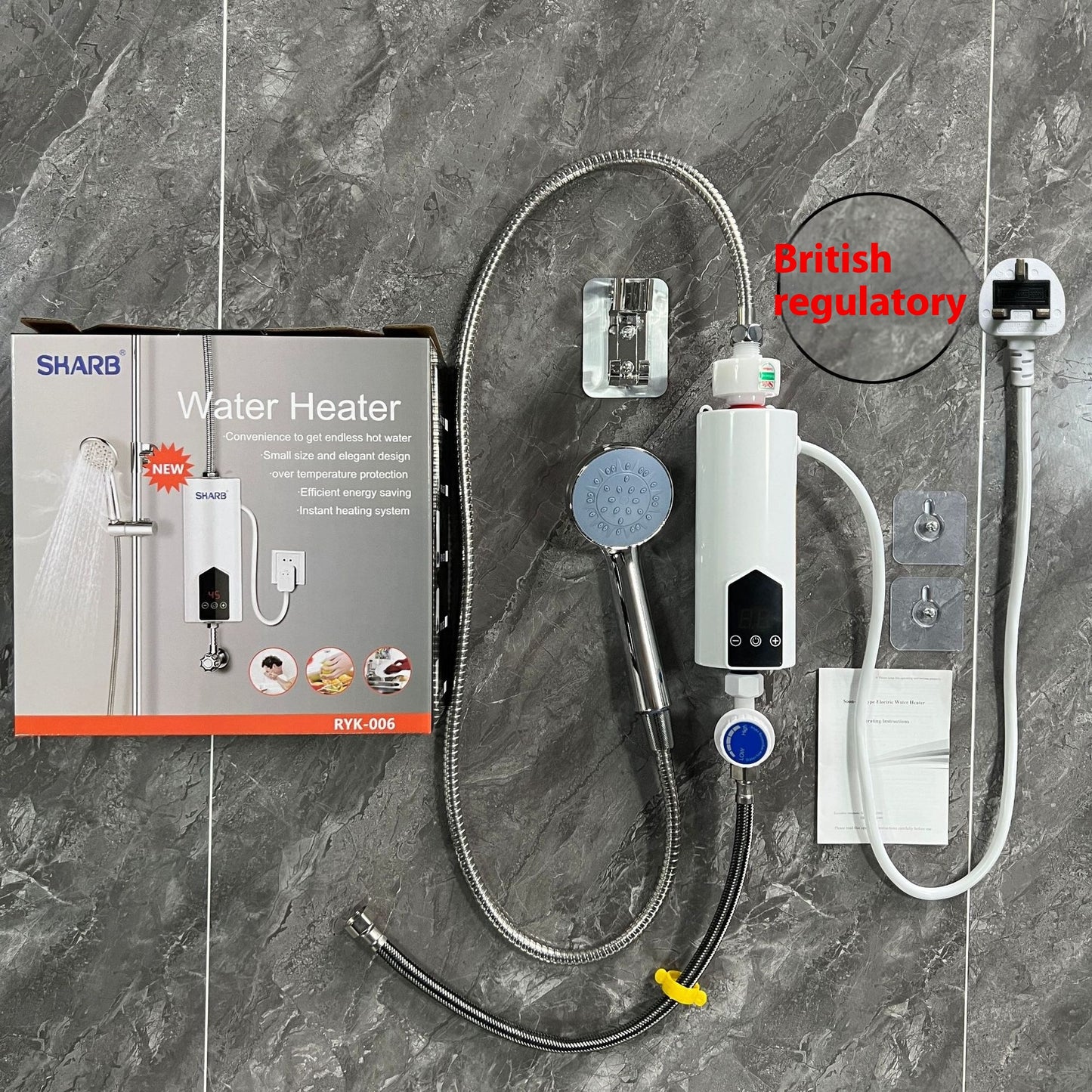 Electric Water Heater for Home & Bathroom 2KW-5.5KW Vertical Tank
