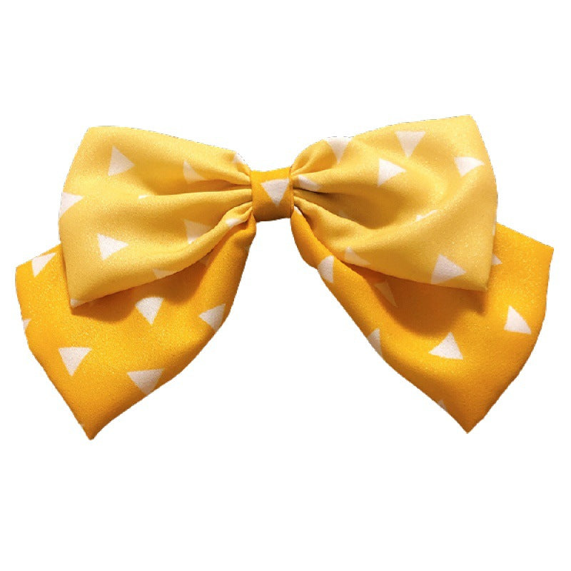Anime Cartoon Chiffon Hair Bow Clip
