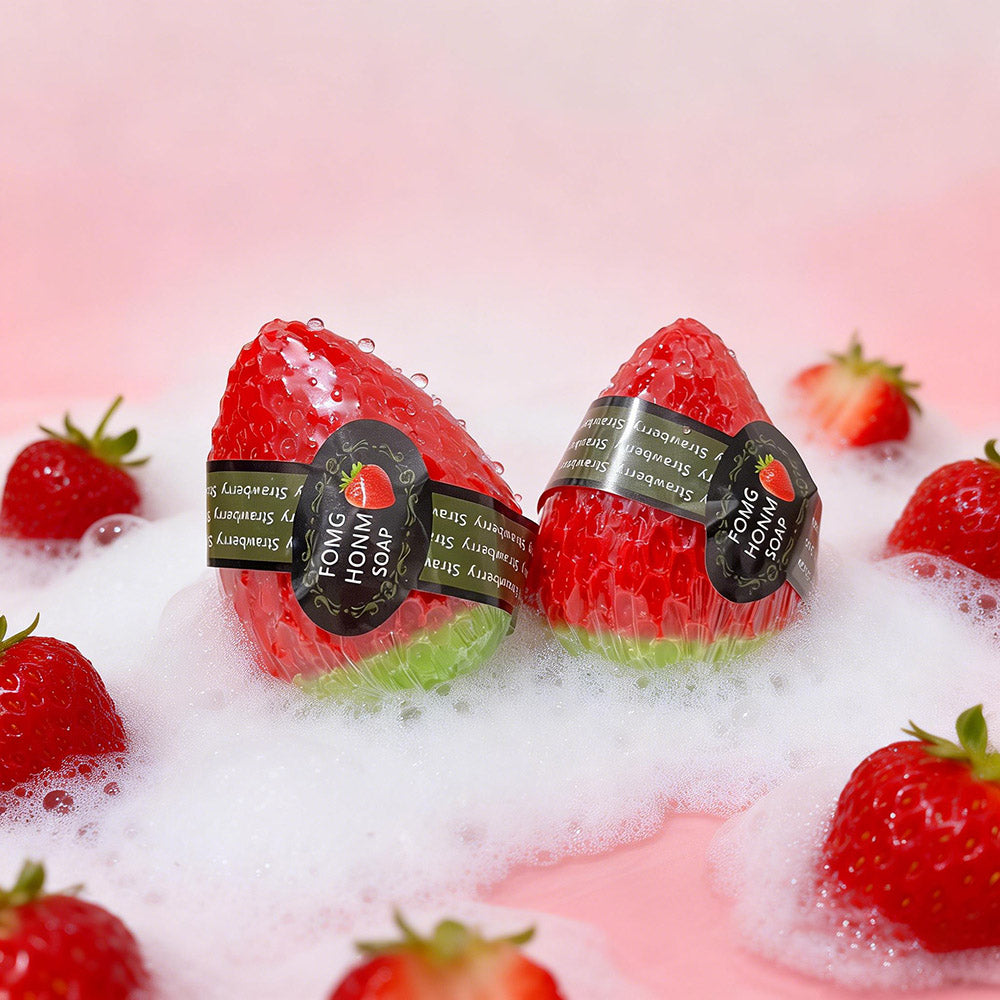 Strawberry Fruit Soap Bar 130g