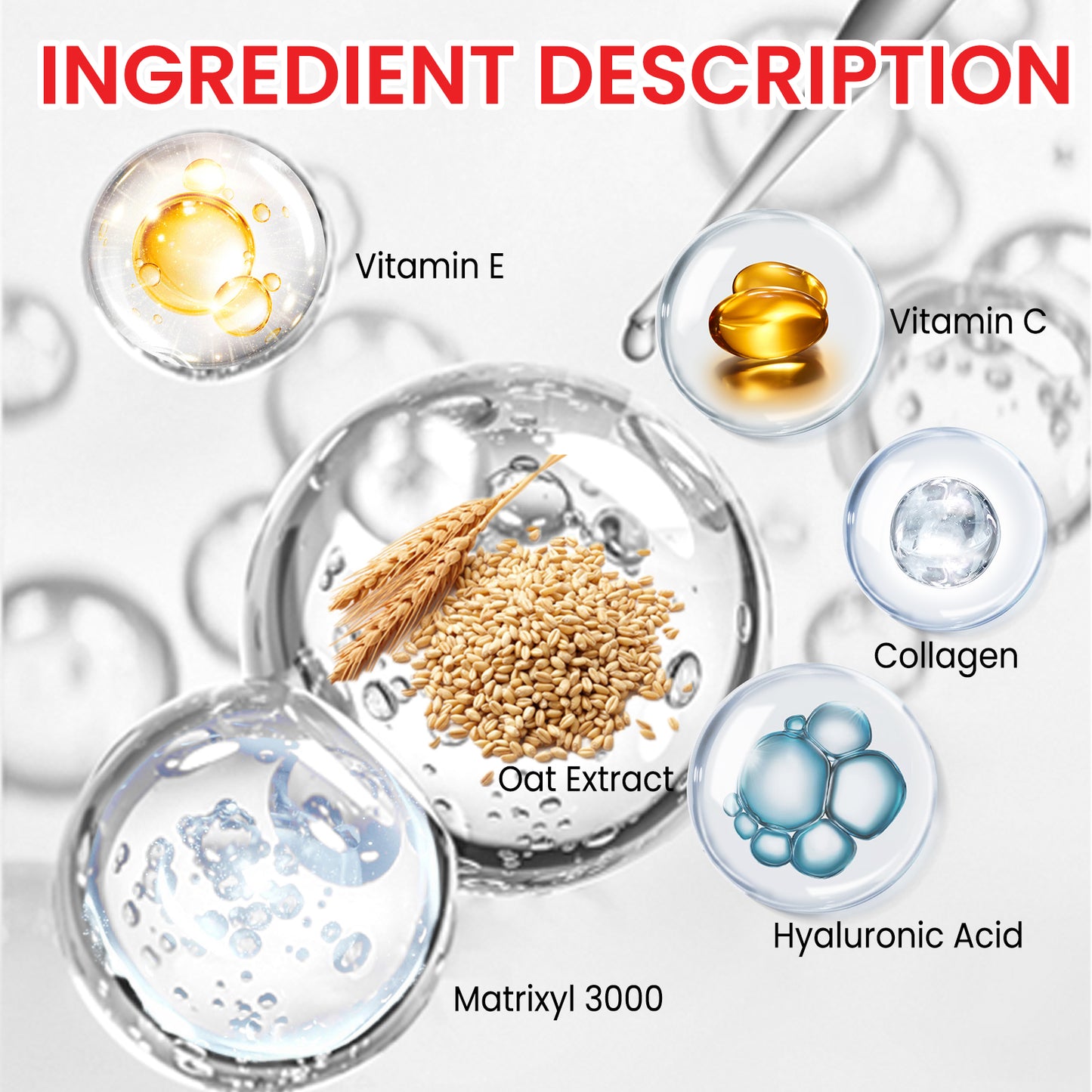 Anti-Wrinkle Collagen Face Serum - Firming & Skin Brightening Essence