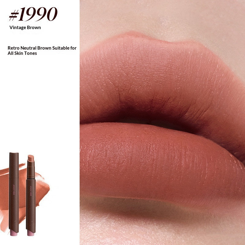 Matte Lip Liner Set in Vintage Nude & Brown Shades - Long-Lasting & Easy to Apply