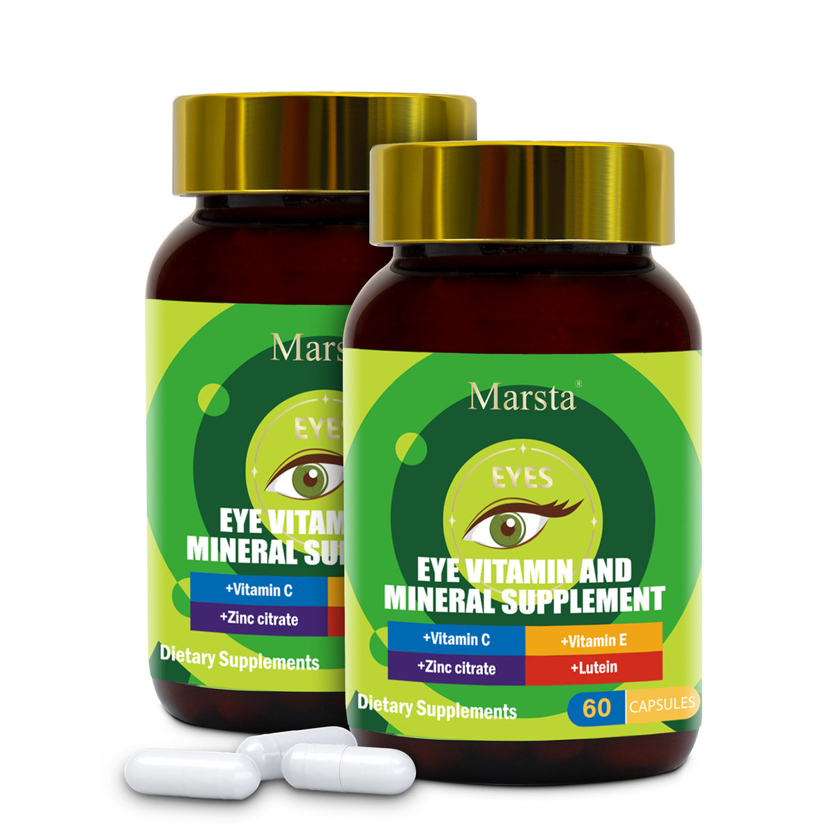 Eye Vitamin & Mineral Supplement Capsules