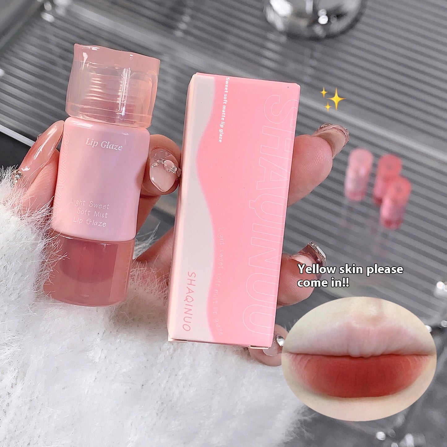 Matte Lipstick Set - Velvet Lip Color No Stain Long-lasting Lip Mud
