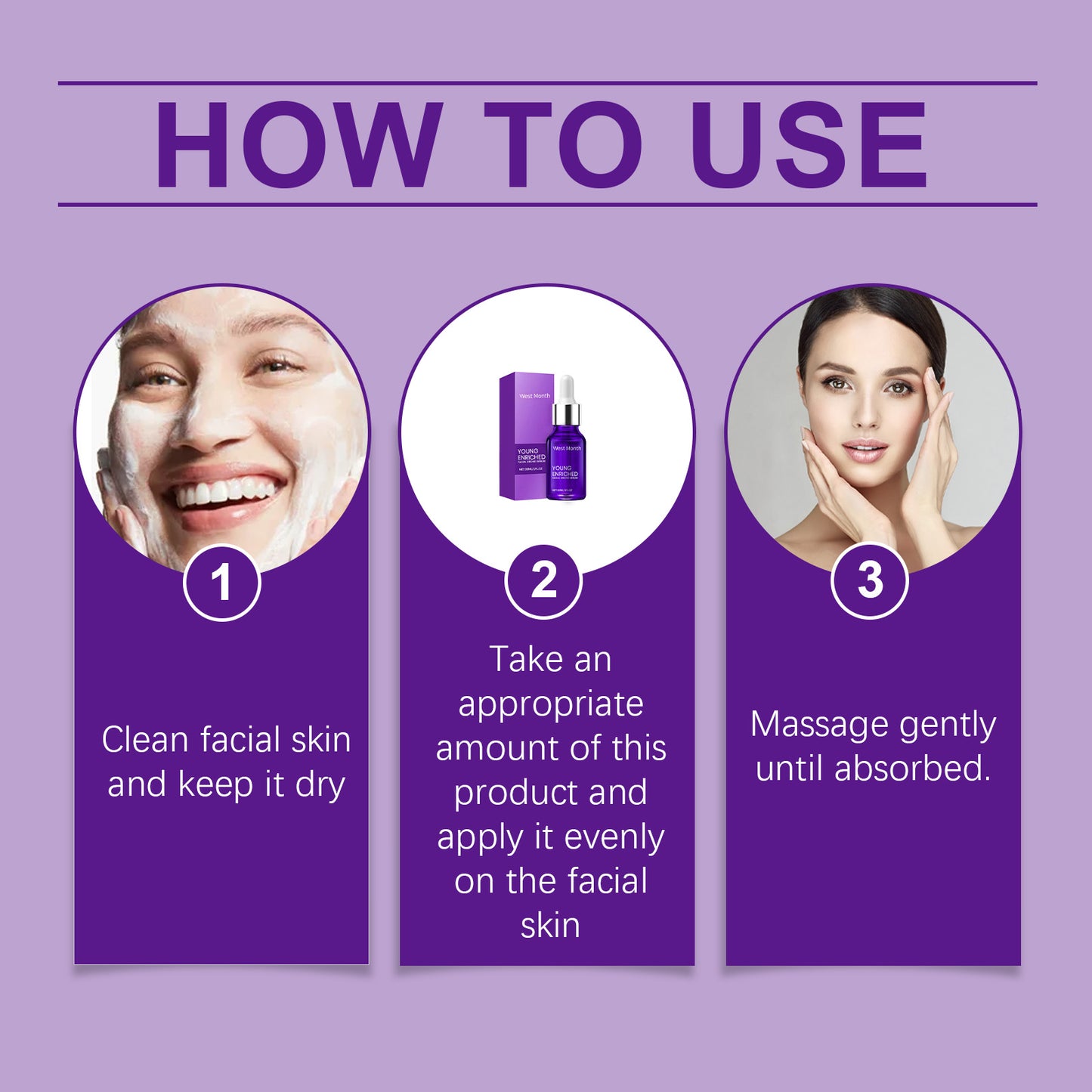 Moisturizing Face Serum with Vitamin E & Peppermint - 30ml