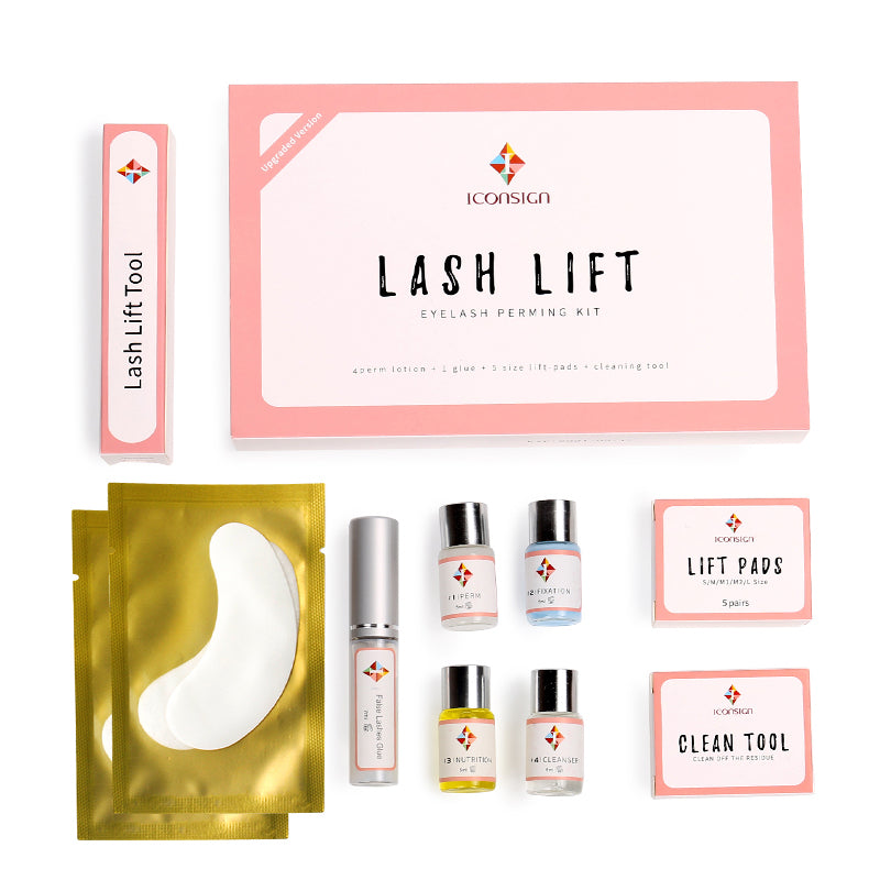 Complete 10-Piece Lash Lift Kit - Professional Eyelash Perming Set
