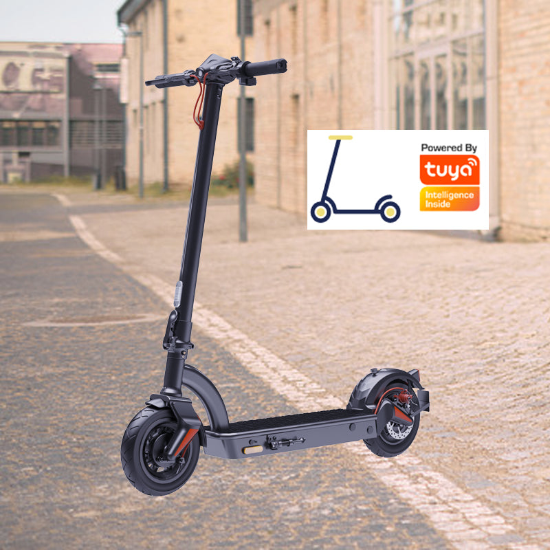 10-Inch Electric Scooter - 350W Motor, 25 Mile Range, Foldable