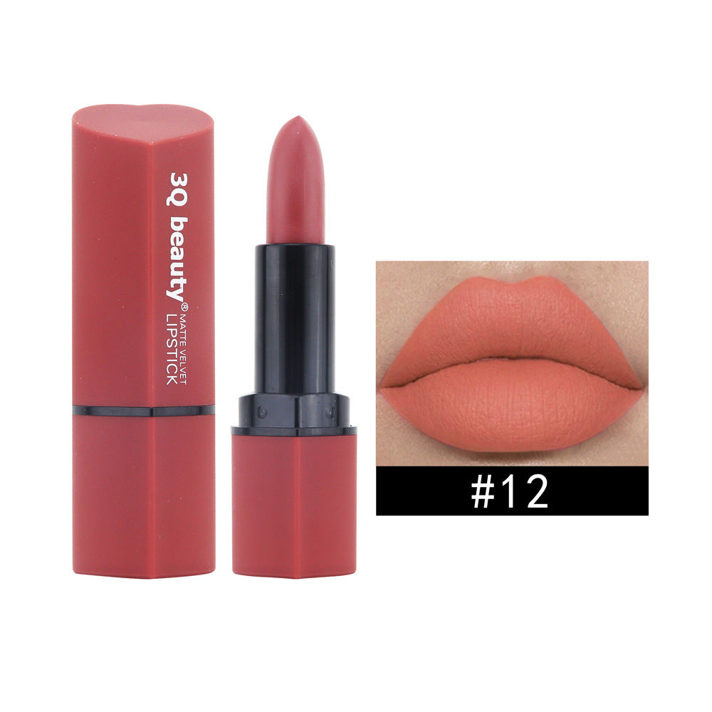 Multicolor Nude Lipstick - Moisturizing Long-Lasting Lip Makeup for Fashion Students