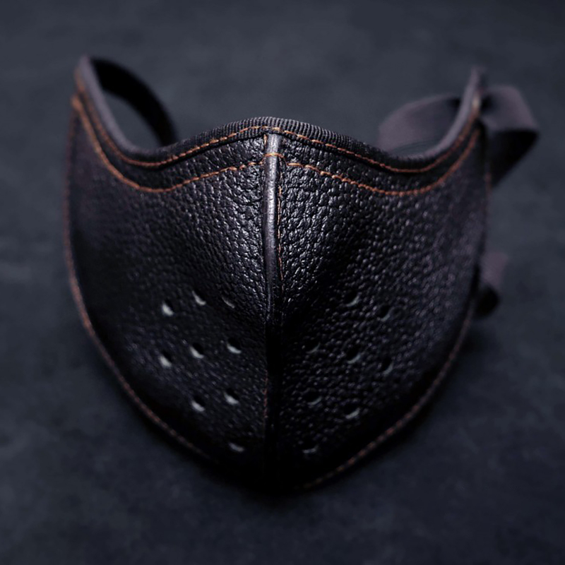 Punk Motorcycle Riding Mask - Leather