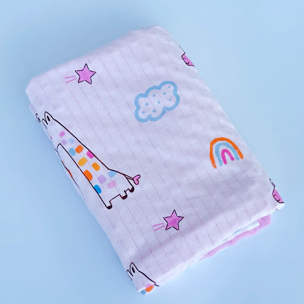 Baby Beanbag Blanket - Soft Cotton Nursery Bedding for Newborns & Toddlers