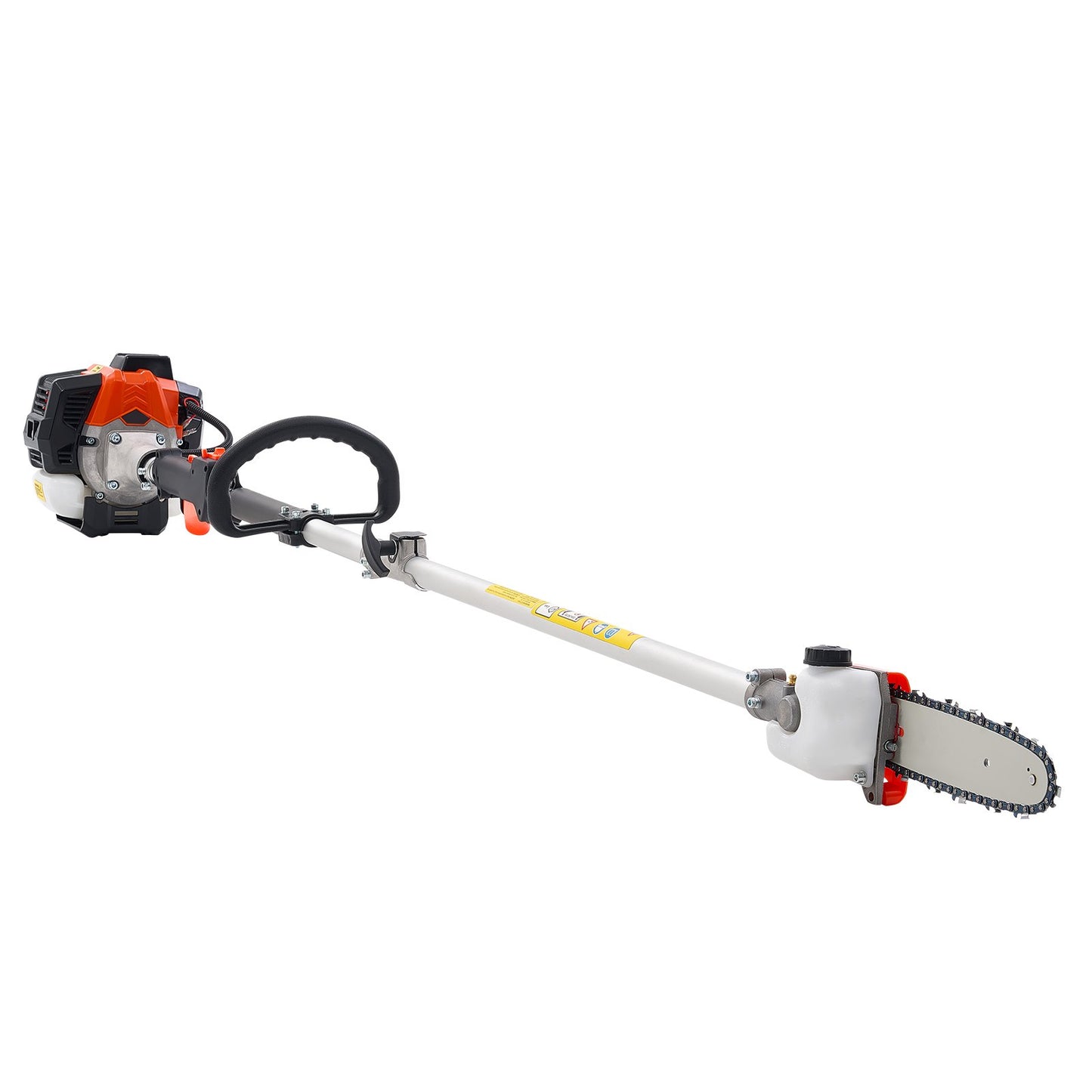 Gas Pole Saw 25CC 2-Stroke Gasoline Tree Trimmer with Extendable 8-In Bar