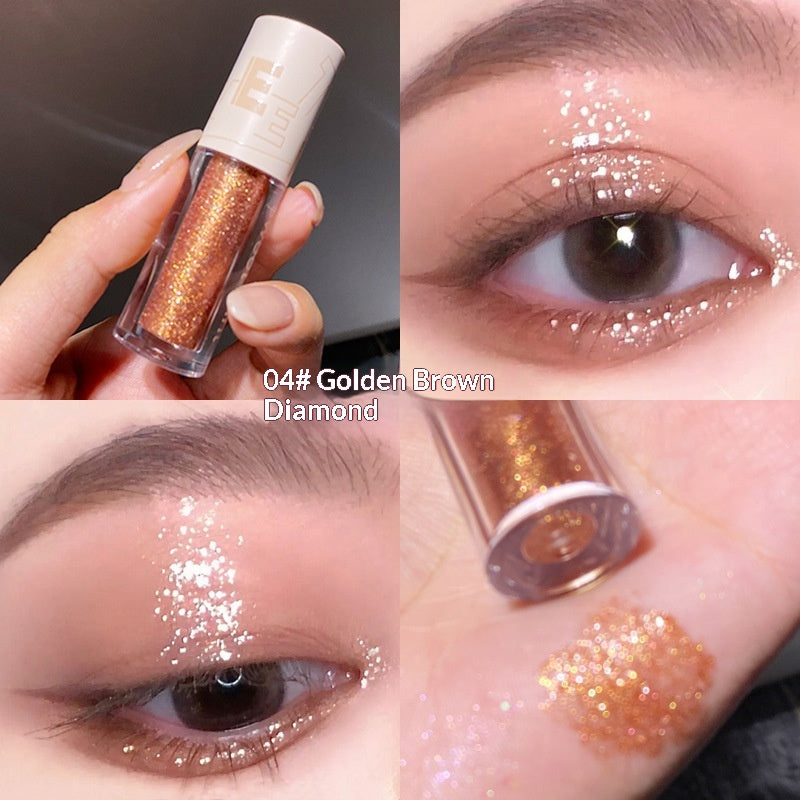 Liquid Eyeshadow with Glitter Sequins and Pearlescent Finish - Multiple Colors